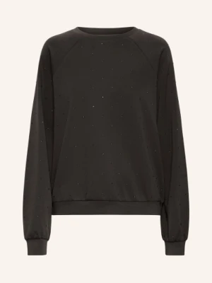 Ichi Bluza Z Kamieniami Ozdobnymi schwarz