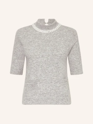 Ichi Dzianinowa Koszulka Ihmacon Z Ozdobnymi Kamykami grau