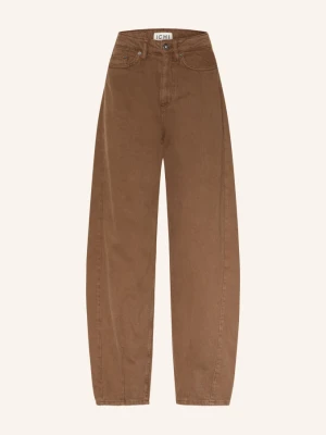 Ichi Jeansy Typu Barrel Ihblich braun 900012688 DENIM BROWN WASHED
