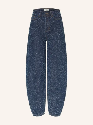 Ichi Jeansy Typu Barrel Ihisalia blau 900010469 DARK BLUE BROKEN DENIM