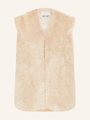Ichi Kamizelka Ze Sztucznego Futra Ihhizala beige