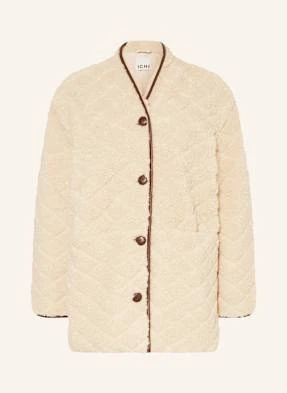 Ichi Płaszcz Z Pluszowego Materiału Ihsolava beige