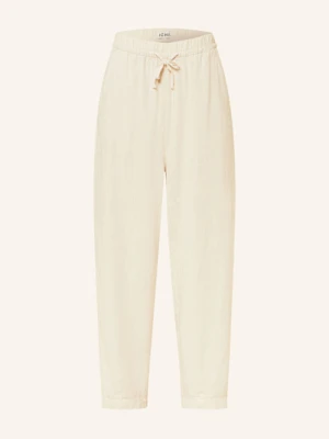Ichi Spodnie 7/8 Ihlinno Z Lnem weiss