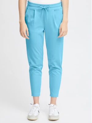 ICHI Spodnie materiałowe 20104757 Niebieski Slim Fit