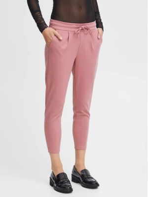 ICHI Spodnie materiałowe 20104757 Różowy Slim Fit