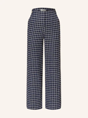 Ichi Spodnie Z Bouclé Ihkate blau