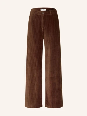 Ichi Spodnie Z Sztruksu Ihtamary braun 191419 Chicory Coffee