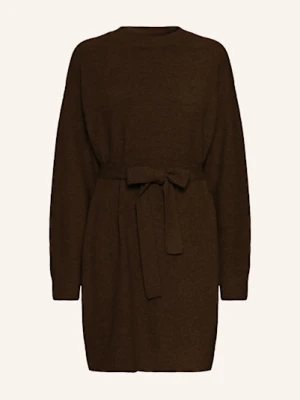 Ichi Sukienka Z Dzianiny Ihdasila braun