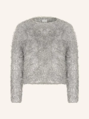 Ichi Sweter Ihblizi Z Błyszczącą Przędzą silber