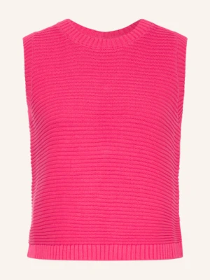 Ichi Sweter Z Dzianiny Ihdotties pink