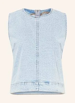 Ichi Top Jeansowy Iharmios blau