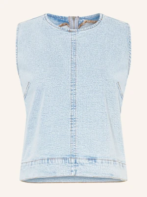 Ichi Top Jeansowy Iharmios blau