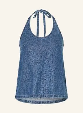 Ichi Top Jeansowy Ihdallas blau