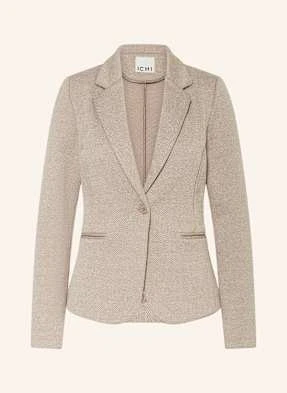 Ichi Żakardowy Blezer Ihkate beige