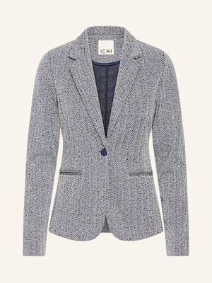 Ichi Żakardowy Blezer Ihkate blau