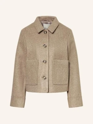 Ichi Żakiet Pudełkowy Ihjannet beige