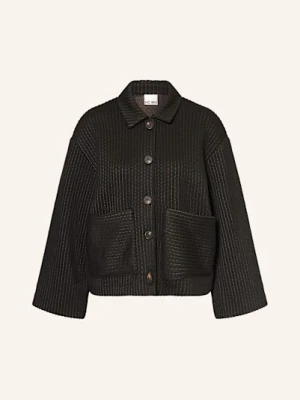 Ichi Żakiet Pudełkowy Ihkate Z Dżerseju schwarz