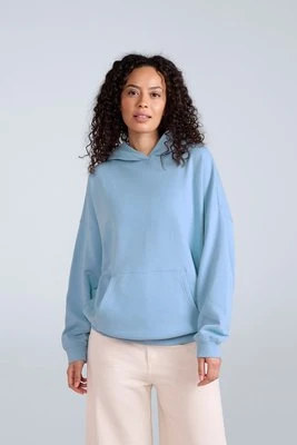 Icon — damska luźna bluza z kapturem - Blue Animal