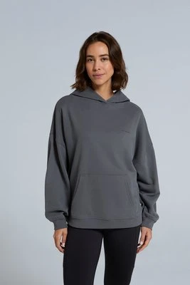 Icon — damska luźna bluza z kapturem - Grey Animal