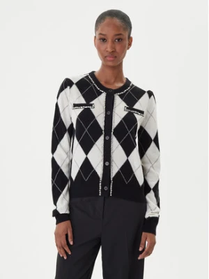 ICONA Kardigan RI5KT007 Czarny Regular Fit