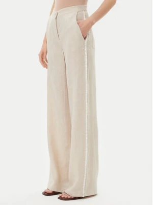 ICONA Spodnie materiałowe RP5LE005 Beżowy Relaxed Fit