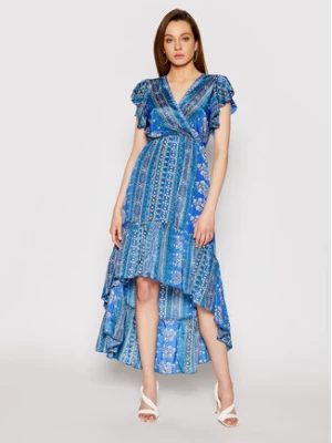 Iconique Sukienka codzienna Donna IC21 128 Niebieski Regular Fit
