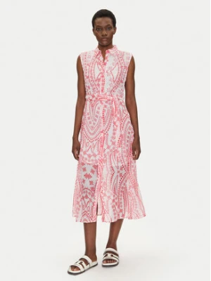 Iconique Sukienka koszulowa IC25-040 Różowy Regular Fit