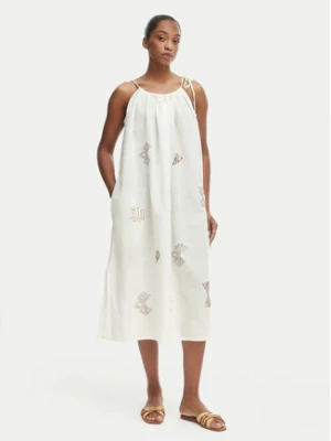 Iconique Sukienka letnia Ava IC26-017 Écru Relaxed Fit