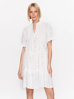 Iconique Sukienka letnia IC23 001 Biały Regular Fit
