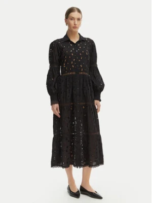 Iconique Sukienka letnia Joanna IC26-008 Czarny Regular Fit