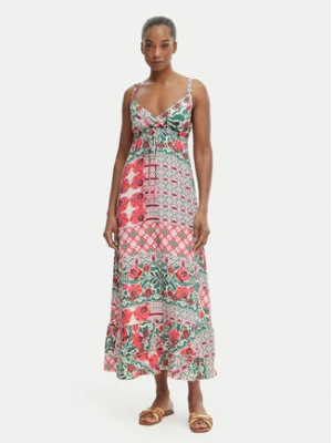 Iconique Sukienka letnia Lidia IC26-095 Kolorowy Regular Fit