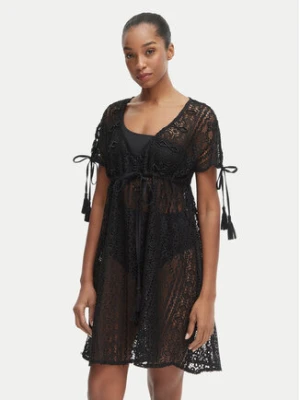 Iconique Sukienka plażowa Molly IC26-118 Czarny Regular Fit