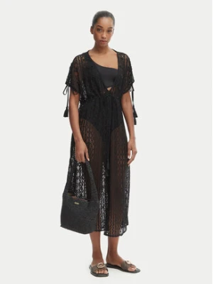 Iconique Sukienka plażowa Temptation IC26-119 Czarny Regular Fit