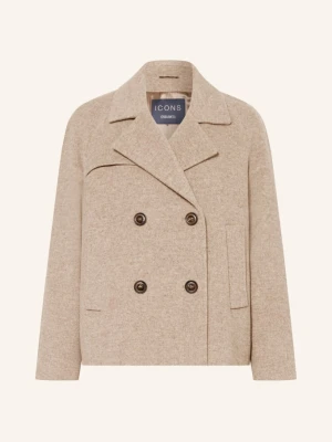 Icons Cinzia Rocca Kurtka Typu Caban beige