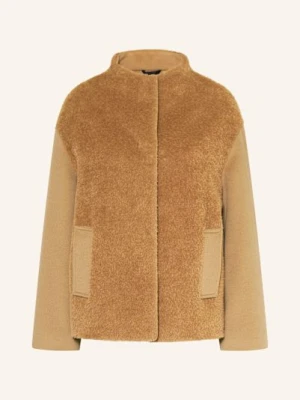 Icons Cinzia Rocca Kurtka Z Dodatkiem Alpaki braun