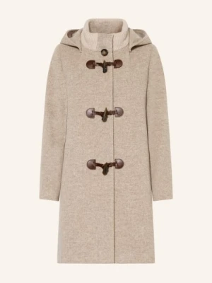 Icons Cinzia Rocca Płaszcz Typu Dufflecoat Z Mieszanki Materiałów beige
