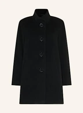 Icons Cinzia Rocca Płaszcz Wełniany schwarz