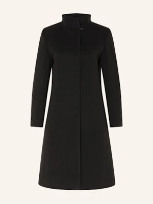 Icons Cinzia Rocca Płaszcz Wełniany schwarz