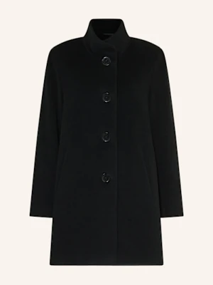 Icons Cinzia Rocca Płaszcz Wełniany schwarz
