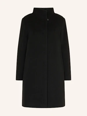 Icons Cinzia Rocca Płaszcz Wełniany schwarz