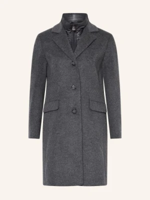 Icons Cinzia Rocca Płaszcz Wełniany Z Wyjmowaną Podpinką grau