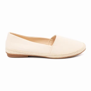 Ideal Shoes Klasyczne Espadryle beżowy