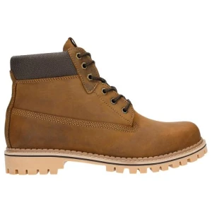 Brązowe sznurowane workery męskie 24030-72 Wojas