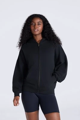 Idol bluza damska z kapurem z zamkiem - Black Animal