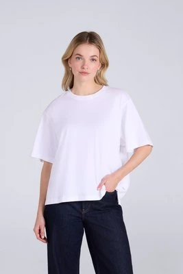 Idol — damska luźna koszulka - White Animal