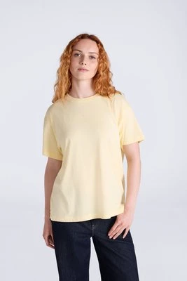 Idol — damska luźna koszulka - Yellow Animal