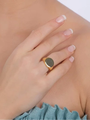 Idole me Pozłacany pierścionek rozmiar: onesize