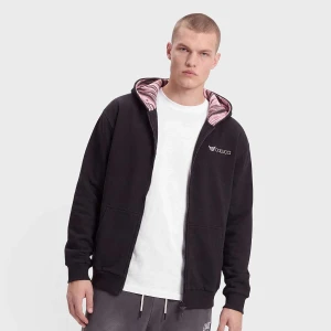 Ikarus Backprint Zip Hoodie COLUCCI czarny