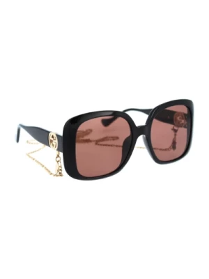 Ikoniczne okulary przeciwsłoneczne dla kobiet Gucci
