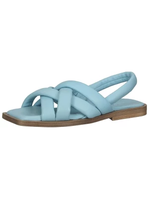 ILC Skórzane sandały w kolorze błękitnym rozmiar: 37